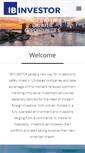 Mobile Screenshot of ibinvestor.com